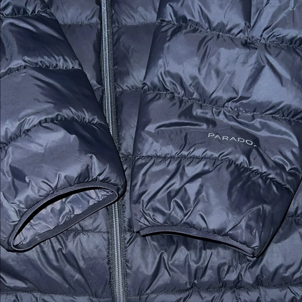Paradox Black Puffer Jacket Water-Resistant Design - Picture 4 of 10